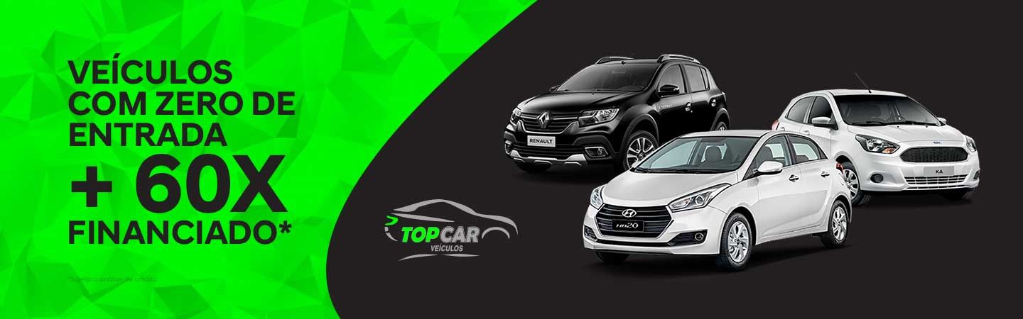 Top Car Olinda — veículos com zero de entrada + 60x financiado